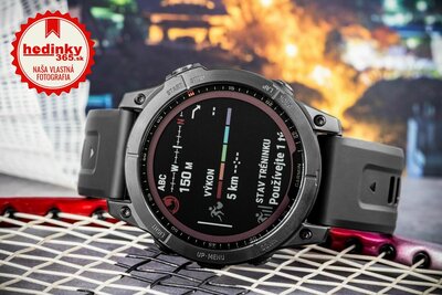 Garmin Fenix 7 Sapphire Solar Grey DLC Titanium / Black Band