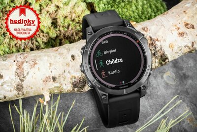 Garmin Fenix 7 Sapphire Solar Grey DLC Titanium / Black Band