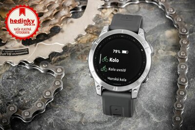 Garmin Fenix 7 Silver / Black Band