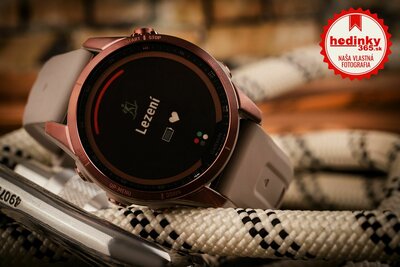 Garmin Fenix 7S Sapphire Solar Bronze Titanium / Grey Band
