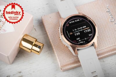 Garmin Fenix 7S Solar Rose Gold / Light Sand Band