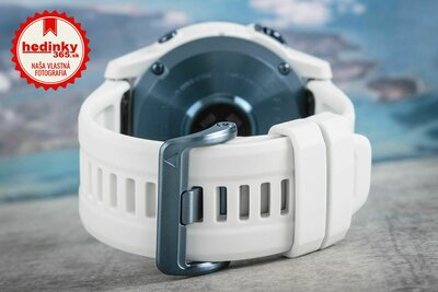 Garmin Fenix 7X Sapphire Solar Blue DLC Titanium / White Band