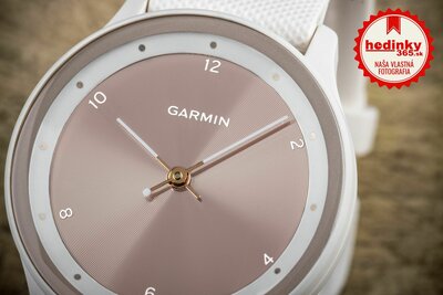 Garmin Vívomove Sport Peach Gold/Ivory Band