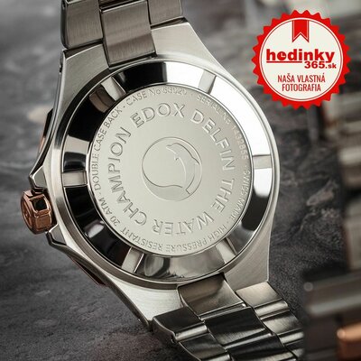 Edox Sport Delfin Diver Date Lady 53020-357rm-ror
