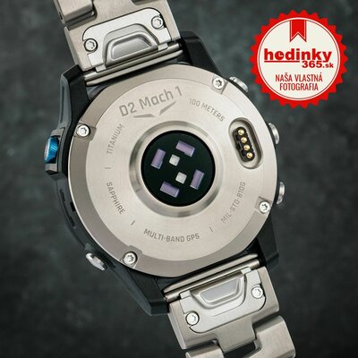 Garmin D2 Mach 1, Vented Titanium Bracelet (+ náhradný remienok)