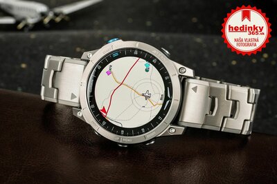 Garmin D2 Mach 1, Vented Titanium Bracelet (+ náhradný remienok)