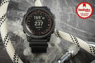 Garmin Tactix 7 Pro Solar Sapphire Black Nylon Band (+ náhradný remienok)