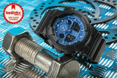 Casio G-Shock Original GA-100BP-1AER Blue Paisley Series