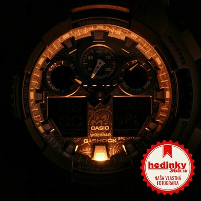 Casio G-Shock Original GA-100BP-1AER Blue Paisley Series