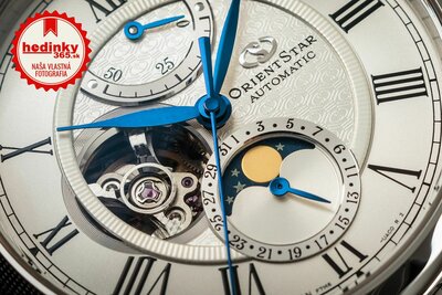 Orient Star Classic M45 F7 Moonphase Open Heart Automatic RE-AY0102S00B