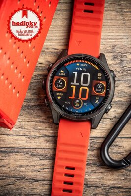 Silikónový remienok Ricardo 20mm (pro Garmin Fenix 8/7S/6S (43mm), aj.), červený, QuickFit