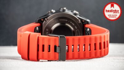 Silikónový remienok Ricardo 20mm (pro Garmin Fenix 8/7S/6S (43mm), aj.), červený, QuickFit