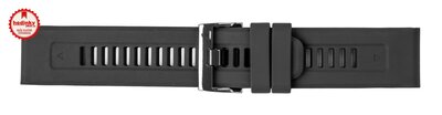 Silikónový remienok Ricardo 26mm (pro Garmin Fenix 8/7X/6X (51mm), Tactix aj.), čierny, QuickFit