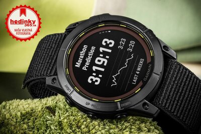 Garmin Enduro 2 Carbon Gray DLC Titanium / Black UltraFit Nylon Strap (+ náhradný silikónový remienok)