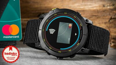 Garmin Enduro 2 Carbon Gray DLC Titanium / Black UltraFit Nylon Strap (+ náhradný silikónový remienok)