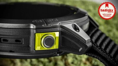 Garmin Enduro 2 Carbon Gray DLC Titanium / Black UltraFit Nylon Strap (+ náhradný silikónový remienok)