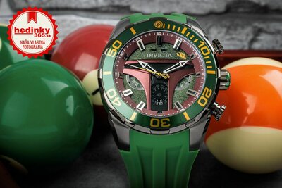 Invicta Star Wars Quartz 50mm 35051 Boba Fett Limited Edition 1977pcs
