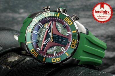 Invicta Star Wars Quartz 50mm 35051 Boba Fett Limited Edition 1977pcs