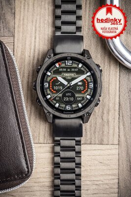 Oceľový náramok Ricardo 22mm (pre Garmin Fenix 8/7/6 (47mm), Epix 2 aj.), čierny V1, QuickFit