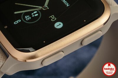 Garmin Venu Sq 2 Music, Cream Gold / Grey Band