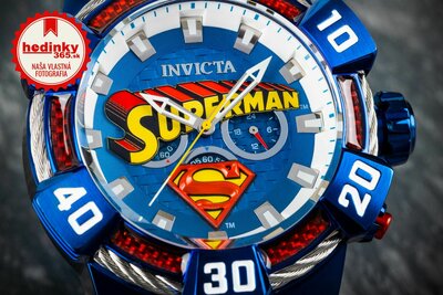 Invicta DC Comics Quartz 52mm 41139 Superman Limited Edition 4000pcs