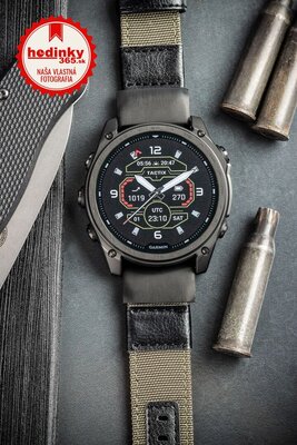 Nylonový popruh Ricardo 26mm (pro Garmin Fenix 8/7X/6X (51mm), Tactix aj.), zelený V1, QuickFit