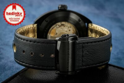 Hamilton American Classic Pan Europ Black & Gold Automatic H35425730 + NATO strap