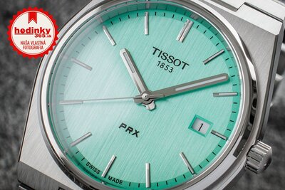 Tissot PRX Quartz T137.410.11.091.01 (v farbe Tiffany Blue)
