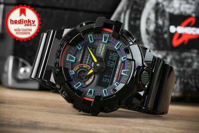 Casio G-Shock Original GA-700RGB-1AER Virtual Rainbow Series