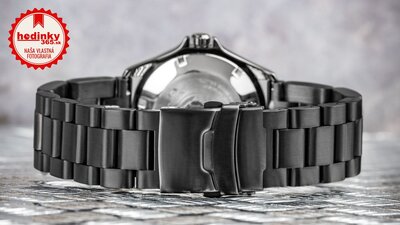 Oceľový náramok Ricardo Vacone, čierny