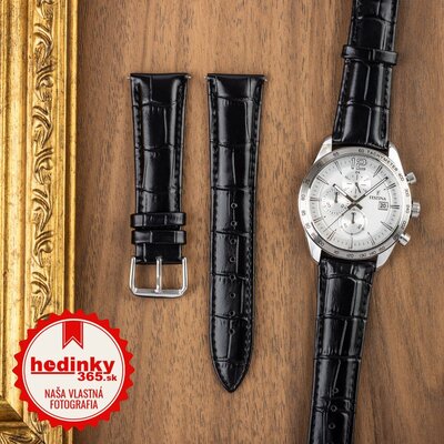 Kožený remienok Ricardo Todi, čierny