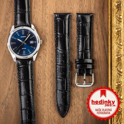 Kožený remienok Ricardo Todi, čierny