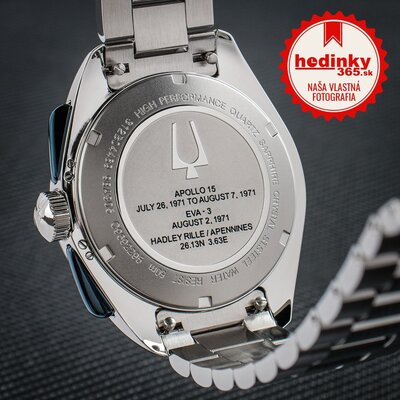 Bulova Lunar Pilot Quartz Chronograph 98K112 (+ náhradný kožený remienok)