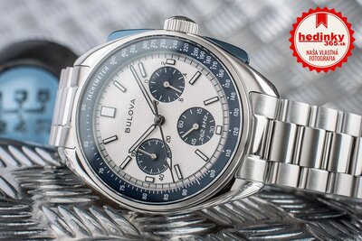 Bulova Lunar Pilot Quartz Chronograph 98K112 (+ náhradný kožený remienok)