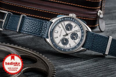 Bulova Lunar Pilot Quartz Chronograph 98K112 (+ náhradný kožený remienok)