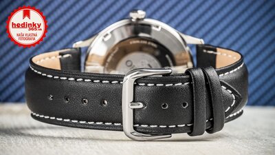 Kožený remienok Ricardo Chieti, čierny V3