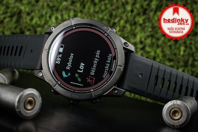 (SK) Garmin Fenix 7 Pro Sapphire Solar Gray DLC Titanium / Black Silicone Band