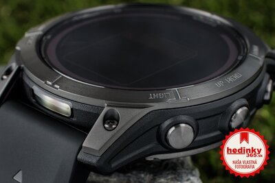 (SK) Garmin Fenix 7 Pro Sapphire Solar Gray DLC Titanium / Black Silicone Band