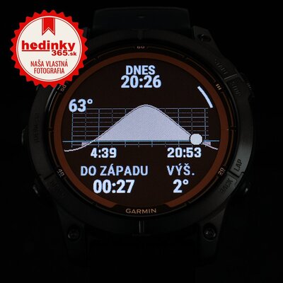 (SK) Garmin Fenix 7 Pro Sapphire Solar Gray DLC Titanium / Black Silicone Band