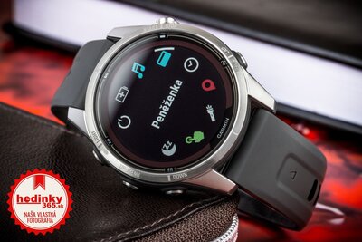 Garmin Fenix 7S Pro Solar, Silver Stainless Steel, Graphite Band