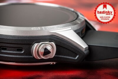 Garmin Fenix 7S Pro Solar, Silver Stainless Steel, Graphite Band