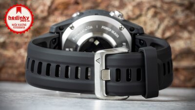 Garmin Fenix 7S Pro Solar, Silver Stainless Steel, Graphite Band