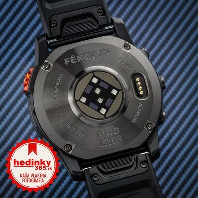 Garmin Fenix 7X Pro Solar, Slate Gray Stainless Steel, Black Band