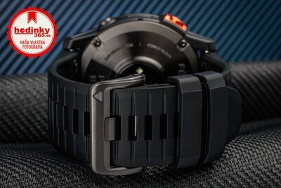 Garmin Fenix 7X Pro Solar, Slate Gray Stainless Steel, Black Band