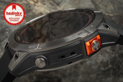 Garmin Fenix 7X Pro Solar, Slate Gray Stainless Steel, Black Band