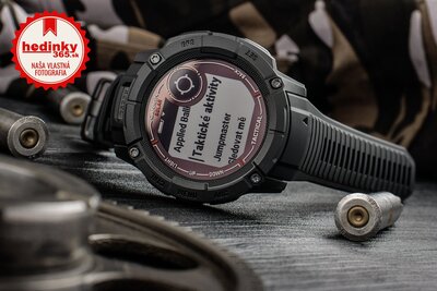 Garmin Instinct 2X Solar, Tactical Edition, Čierny