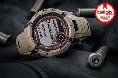 Garmin Instinct 2X Solar - Tactical Edition, Coyote Tan