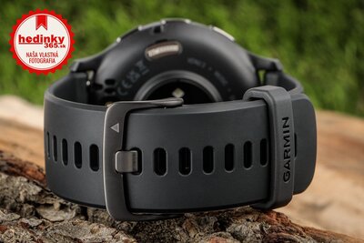 Garmin Venu 3 Slate / Black, Black Leather Band