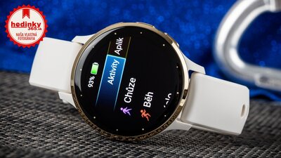 Garmin Venu 3S Cream Gold / Ivory, Silicone Band