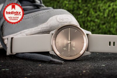 Garmin Vívomove Trend Cream Gold / French Gray Band